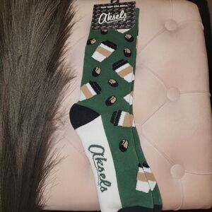 Green Coffee Cup Socks